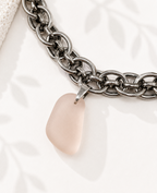 Coral Sea Glass Statement Necklace