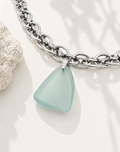 Lagoon Sea Glass Statement Necklace