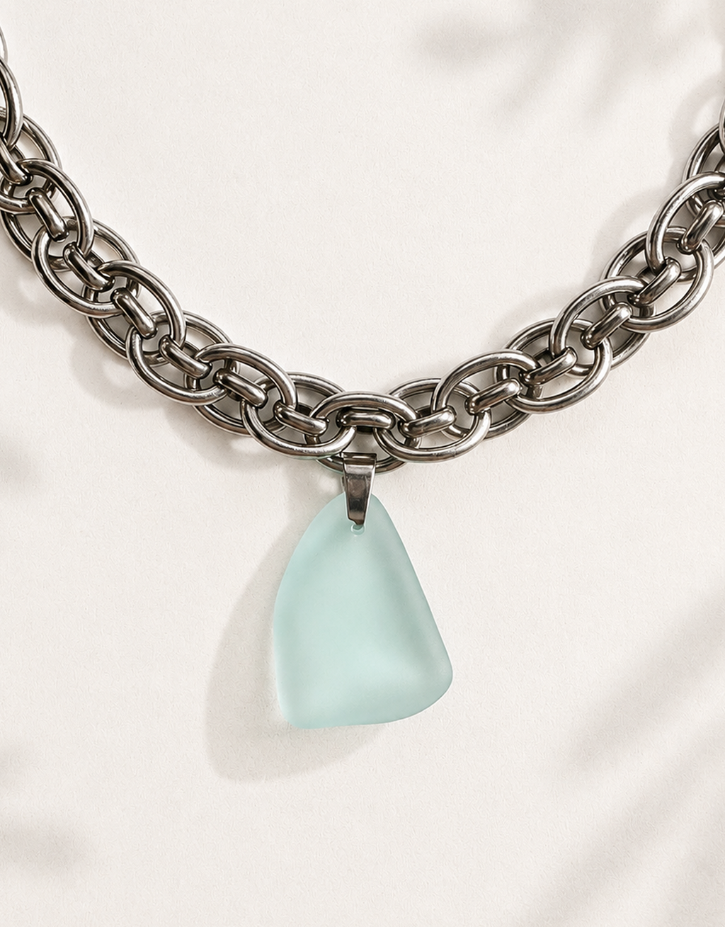 Lagoon Sea Glass Statement Necklace