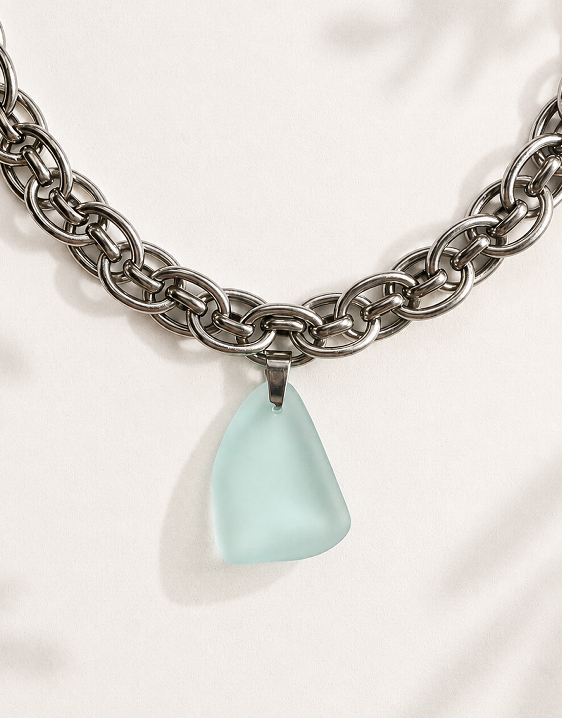 Lagoon Sea Glass Statement Necklace
