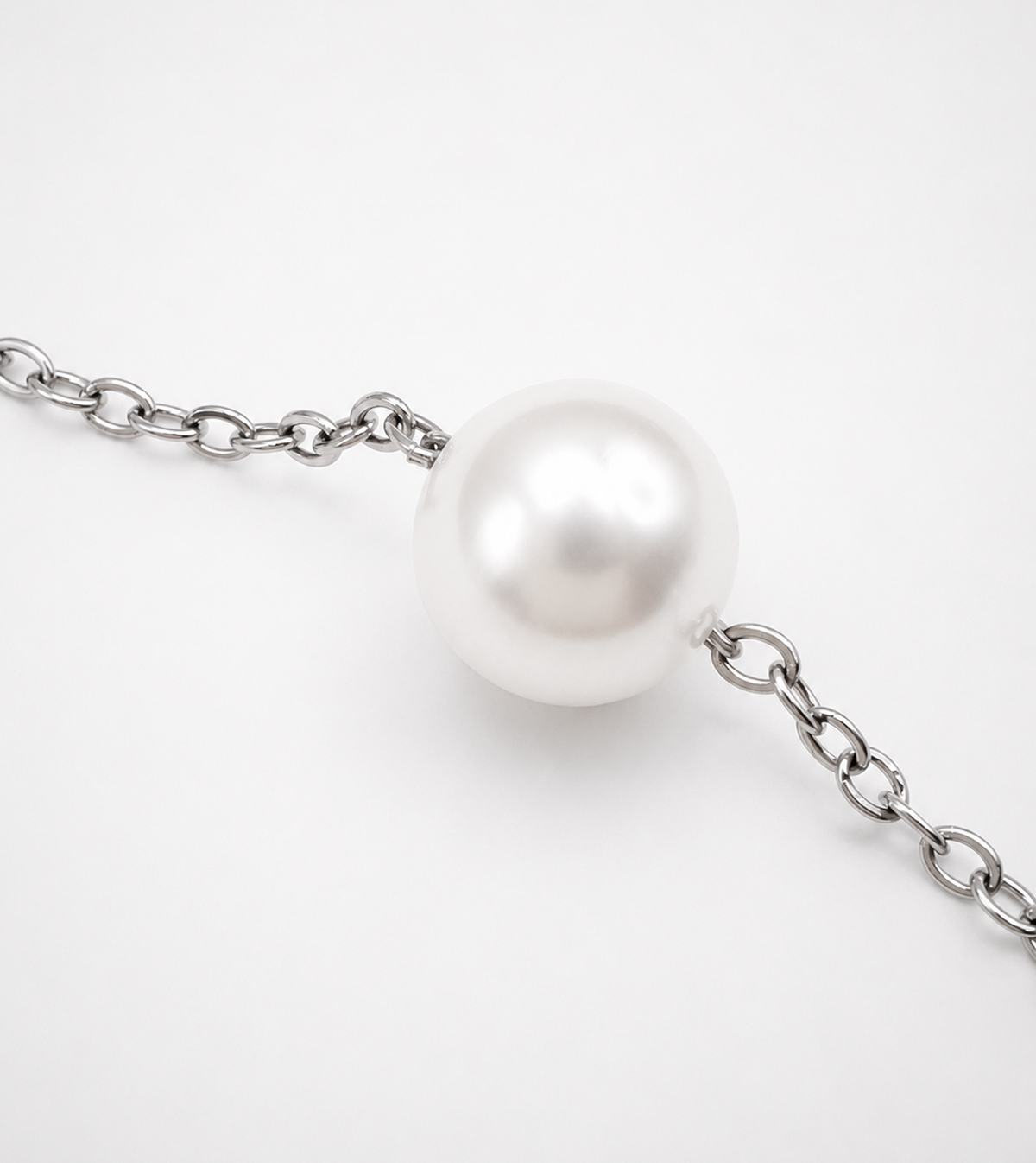 MAREA Pearl Lariat Necklace