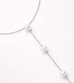 MAREA Pearl Lariat Necklace