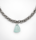 Lagoon Sea Glass Statement Necklace