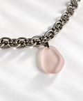 Blush Sea Glass Statement Necklace